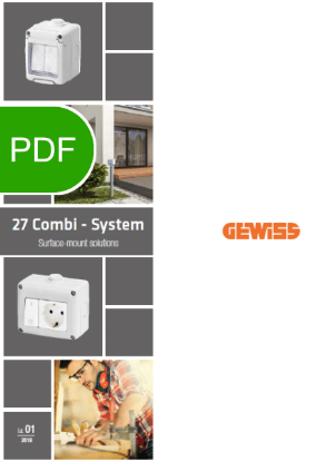 Poza cu Catalog Gewiss 27 Combi System