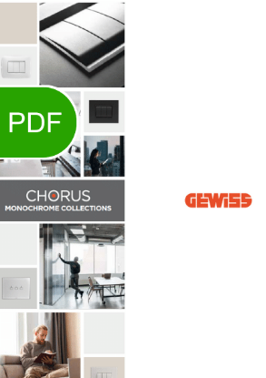 Poza cu Catalog Gewiss Chorus Monochrome Collections