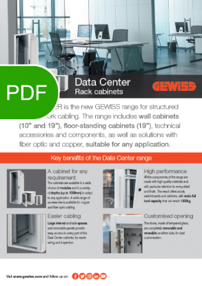 Poza cu Catalog Gewiss Data Center Rack