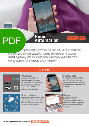 Poza cu Catalog Gewiss Home Automation