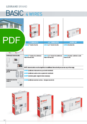 Poza cu Catalog Legrand Kituri de Interfonie