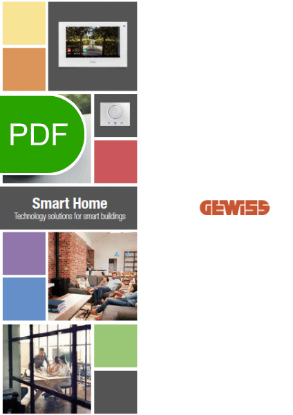 Poza cu Catalog Gewiss Smart Home Technological