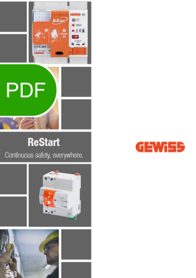 Poza cu Catalog Gewiss ReStart