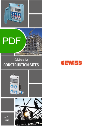 Poza cu Catalog Gewiss Solutii pentru Santierele de Constructii